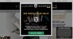 Desktop Screenshot of luxurybarber.com